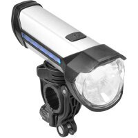 Akku-Scheinwerfer IXON ROCK B+M, schwarz-silber, 100 lx