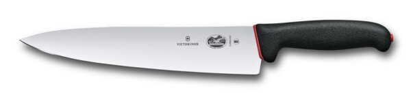 Dual Grip, Kochmesser, 25 cm, schwarz/rot