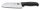Dual Grip, Santokumesser, 17 cm, Kullen, schwarz/rot