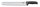 Dual Grip, Schinkenmesser, 30 cm, Kullen, schwarz/rot
