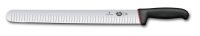 Dual Grip, Schinkenmesser, 36 cm, Kullen, schwarz/rot