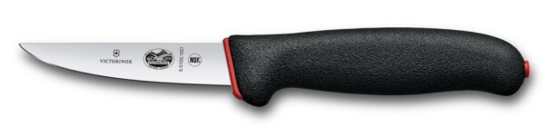 Dual Grip, Gemüsemesser, 10 cm, schwarz/rot