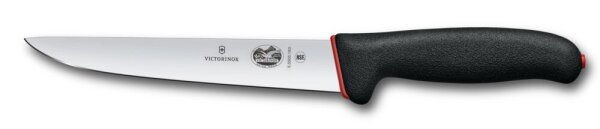 Dual Grip, Stechmesser, 18 cm, schwarz/rot