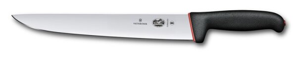 Dual Grip, Stechmesser, 25 cm, schwarz/rot