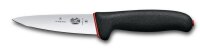 Dual Grip, Stechmesser, 12 cm, schwarz/rot