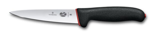 Dual Grip, Stechmesser, 14 cm, schwarz/rot