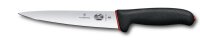 Dual Grip, Stechmesser, 18 cm, schwarz/rot
