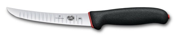 Dual Grip, Ausbeinmesser, 15 cm, Kullen, schwarz/rot