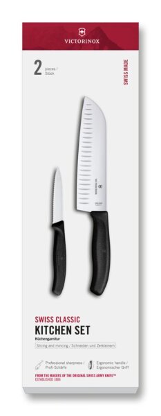 Swiss Classic, Küchen Set, 2tlg, schwarz, gift Box