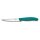 Swiss Classic, Steak & Pizzamesser, 6tlg, 11cm, Wellen, grün, Box