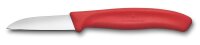 Swiss Classic, Gemüsemesser, 6cm, gerade, rot