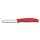 Swiss Classic, Gemüsemesser, 2tlg, 8cm, gerade, rot, Box