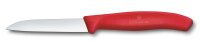 Swiss Classic, Gemüsemesser, 8cm, gerade, rot