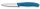 Swiss Classic, Gemüsemesser, 8cm, gerade, Mittelspitz, blau