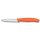 Swiss Classic, Gemüsemesser Set, 2tlg, 8cm,gerade/Wellen,orange