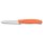 Swiss Classic, Gemüsemesser Set, 2tlg, 8cm,gerade/Wellen,orange
