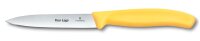 Swiss Classic, Gemüsemesser, 10cm, gerade, Mittelspitz, gelb