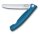 Swiss Classic, Picknick Messer, 11cm, Wellen, blau, Box