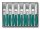 Classic, Tafel Set (Tomatenmesser),12tlg,Wellen, grün