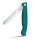 Swiss Classic, Picknick Messer, 11cm, Wellen, grün, Box