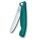 Swiss Classic, Picknick Messer, 11cm, Wellen, grün, Box