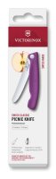 Swiss Classic, Picknick Messer, 11cm, Wellen, violett, Box