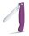 Swiss Classic, Picknick Messer, 11cm, Wellen, violett, Box
