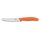 Swiss Classic, Tomaten & Tafelmesser, 2tlg,11cm,Wellen,orange,Box