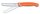 Swiss Classic, Picknick Messer, 11cm, Wellen, orange, Box