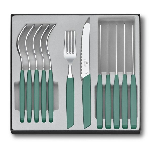 Modern, Besteckset (Tomatenmesser), 12tlg, 11cm, sage