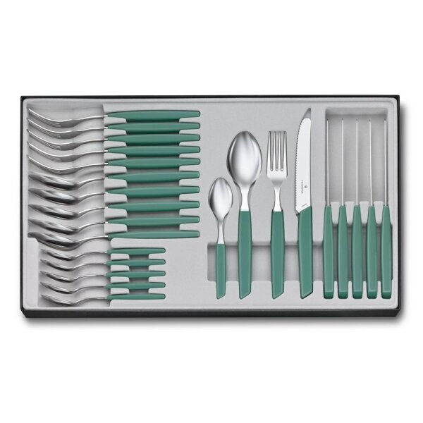 Modern, Besteckset (Tomatenmesser), 24tlg, 11cm, sage