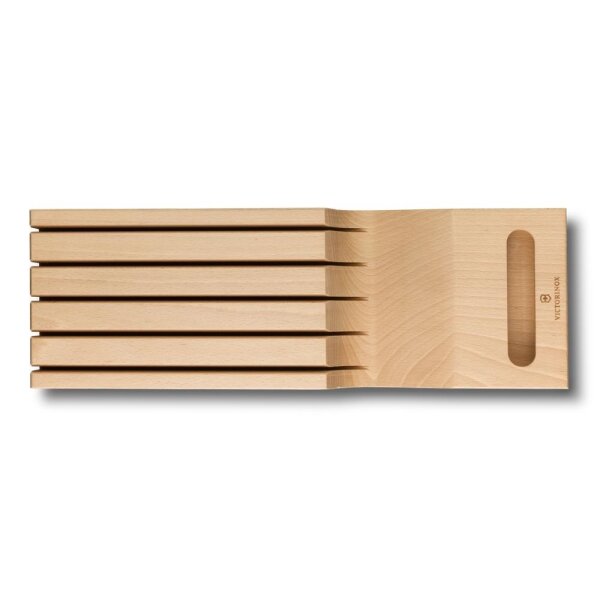 Schubladen-Messerhalter, Buchenholz, leer
