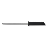 Modern, Abziehstahl, 23 cm, Mittelfeinzug, rund, schwarz
