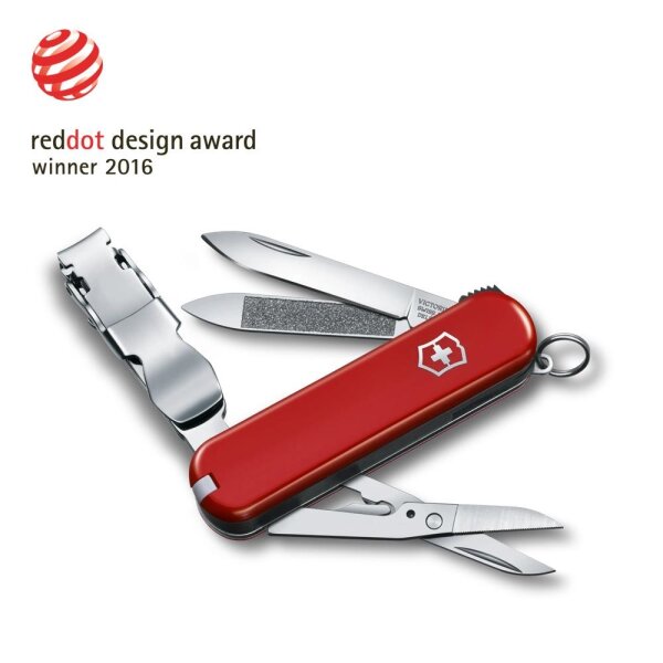 Nail Clip 580, 65 mm, rot, Blister