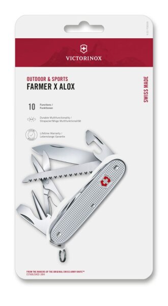 Farmer X Alox, 93 mm, silber, Blister