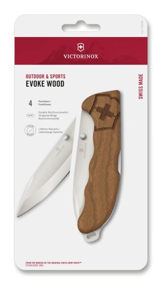 Evoke Wood, braun, Blister