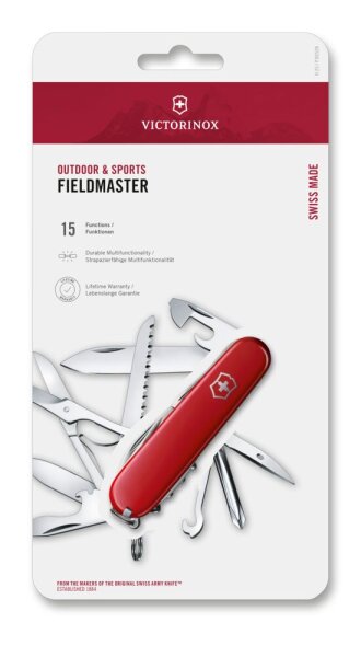 Fieldmaster, 91 mm, rot, Blister