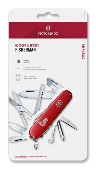 Fisherman, 91 mm, rot, Blister