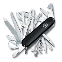 Swiss Champ, 91 mm black, Blister