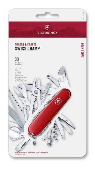 Swiss Champ, red, Blister