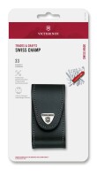 Swiss Champ, 91 mm, red transparent, Blister