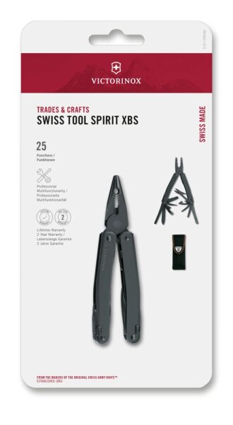 Swiss Tool Spirit XBS, schwarz, Blister