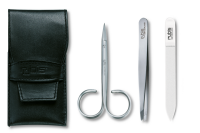 Manikür Etui Rubis, silber