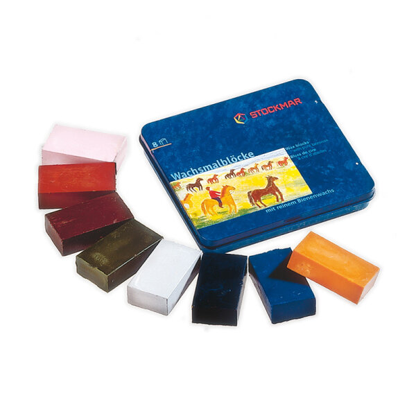 Stockmar Blechetui 8 Blöcke Ergänzungsortiment