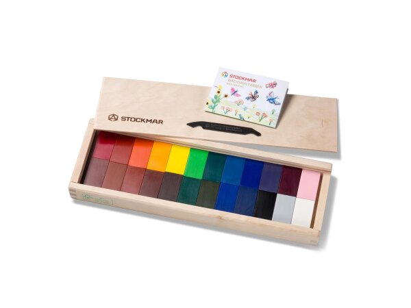 Stockmar Holzkassette 24 Blöcke