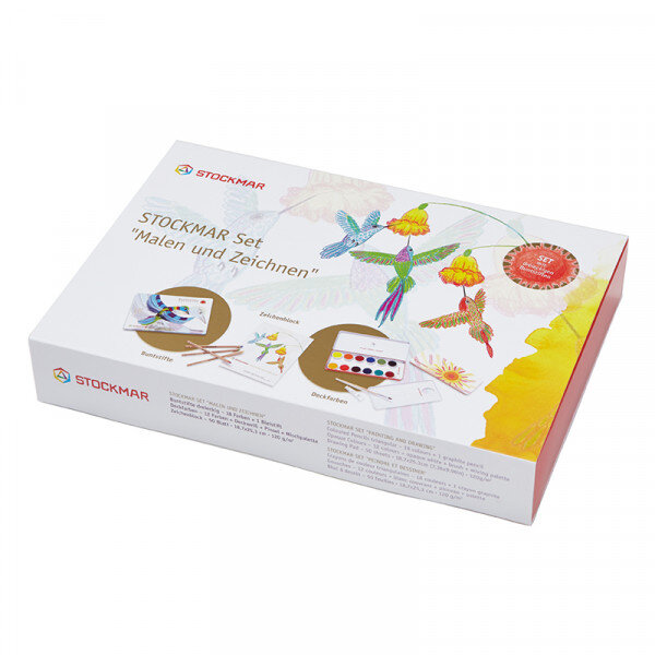 Stockmar Set "Malen und Zeichnen" 6-eckig FSC® 100%  