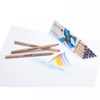 Stockmar Blaugrün 3-eckig 15 Stifte FSC® 100%