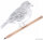 Stockmar Bleistift B 6-eckig 19 Stifte FSC® 100%
