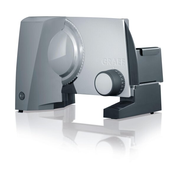 Allesschneider G55 mit 17 cm Wellenschliffmesser grau