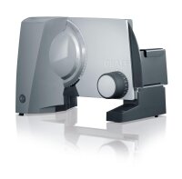 Allesschneider G55 mit 17 cm Wellenschliffmesser grau